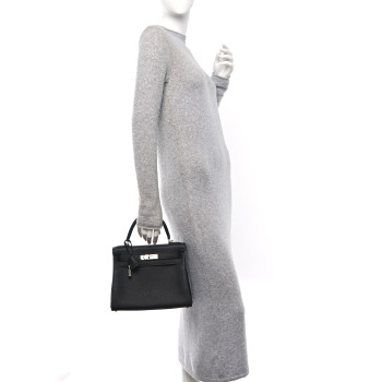 HERMES Togo Kelly Retourne 28 Black