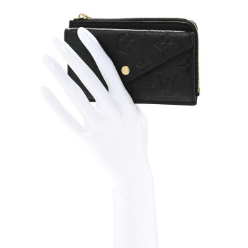 LOUIS VUITTON Empreinte Recto Verso Card Holder Black