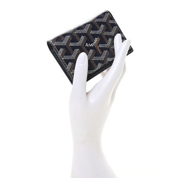 GOYARD Goyardine Business Card Holder Navy