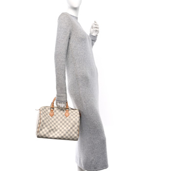 LOUIS VUITTON Damier Azur Speedy 30