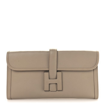 HERMES Swift Jige Elan 29 Clutch Argile