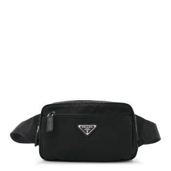 PRADA Re-Nylon Saffiano Belt Bag Black