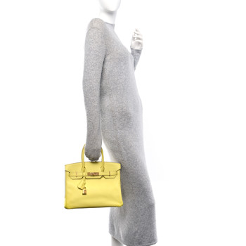 HERMES Epsom Birkin 30 Soufre