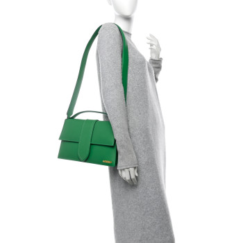 JACQUEMUS Smooth Calfskin Le Bambinou Green