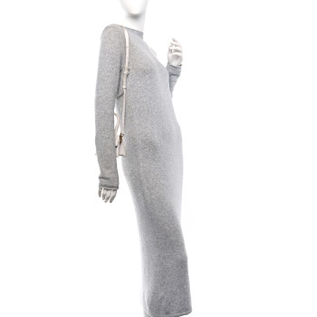 JACQUEMUS Suede Crocodile Embossed Le Chiquito Grey