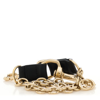 GUCCI Chain Strap Silver Black