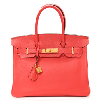 HERMES Epsom BIRKIN 30 Rose Jaipur