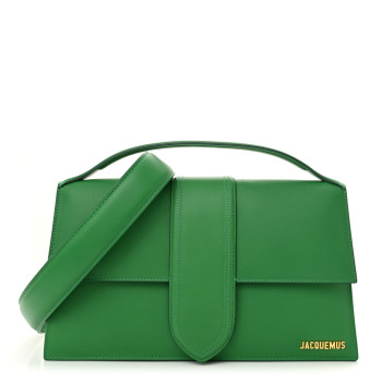 JACQUEMUS Smooth Calfskin Le Bambinou Green