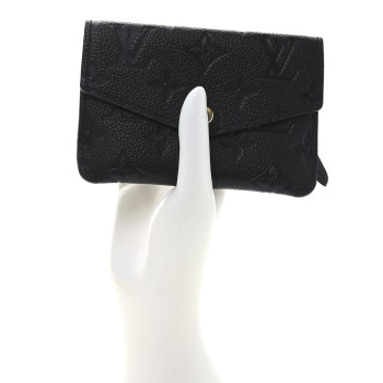LOUIS VUITTON Empreinte Key Pouch Black