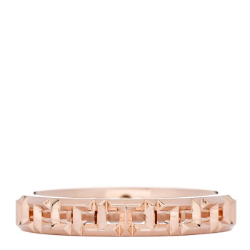 TIFFANY 18K Rose Gold Narrow T True Ring 57 8