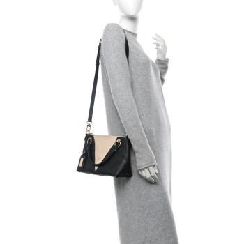 LOUIS VUITTON Empreinte V Tote BB Black Creme