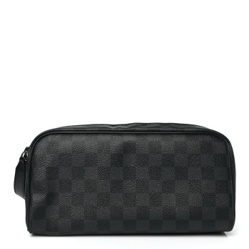 LOUIS VUITTON Damier Graphite Dopp Kit Toilet Pouch