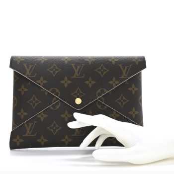 LOUIS VUITTON Monogram Large Kirigami Pochette Insert Rose Ballerine