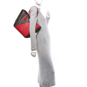 LOUIS VUITTON Calfskin Monogram Kimono Tote Cherry