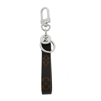 LOUIS VUITTON Monogram Slim Dragonne Bag Charm Key Holder