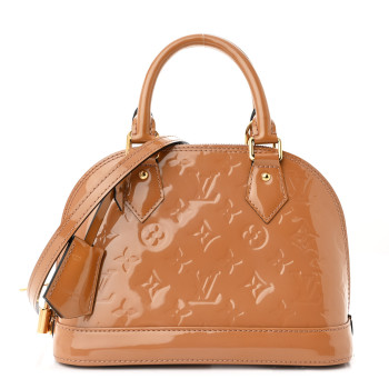 LOUIS VUITTON Vernis Alma BB Rose Velours