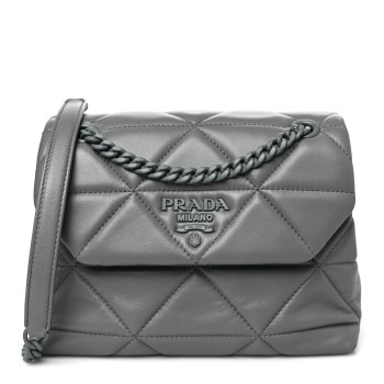 PRADA Nappa Triangle Stitched Small Spectrum Bag Marmo