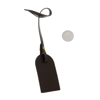 LOUIS VUITTON Calfskin Luggage Tag Ebene