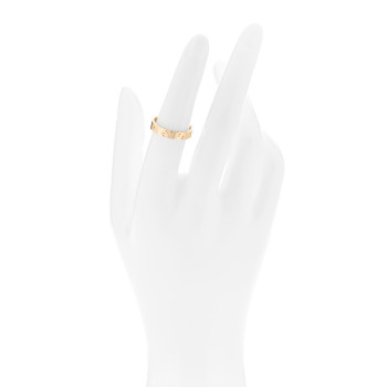 CARTIER 18K Yellow Gold 3.5mm LOVE Wedding Band Ring 52 6