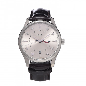 Alligator Leather ☆GUCCI☆ Handmaster Autmatic 腕時計♪ GUCCI Stainless Steel Alligator 40mm G-Timeless Snake Hand