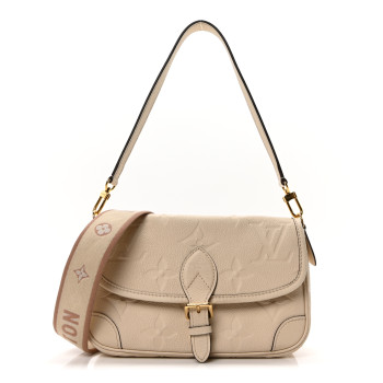 LOUIS VUITTON Empreinte Monogram Giant Diane Cream