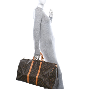 LOUIS VUITTON Monogram Keepall 55