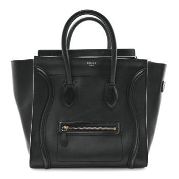 CELINE Smooth Calfskin Mini Luggage Black