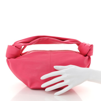 BOTTEGA VENETA Calfskin Mini Double Knot Bag Lollipop