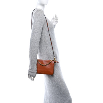 GIVENCHY Goatskin Suede Cross 3 Crossbody Bag Chestnut