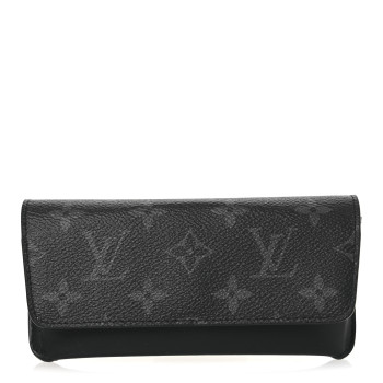 LOUIS VUITTON Monogram Eclipse Woody Sunglass Case