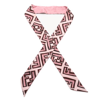 FENDI Silk Wrappy Bandeau Pink