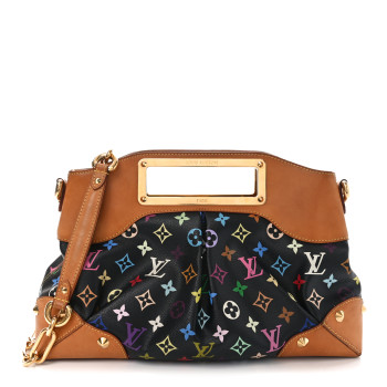 LOUIS VUITTON Monogram Multicolor Judy MM Black