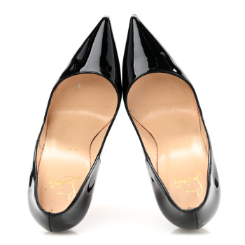 CHRISTIAN LOUBOUTIN Patent So Kate 120 Pumps 37 Black
