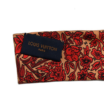 LOUIS VUITTON Silk Damier Pop Up Bandeau Azur