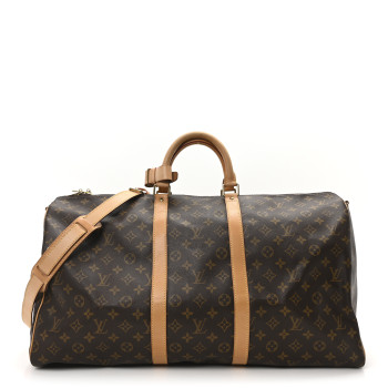 LOUIS VUITTON Monogram Keepall Bandouliere 55