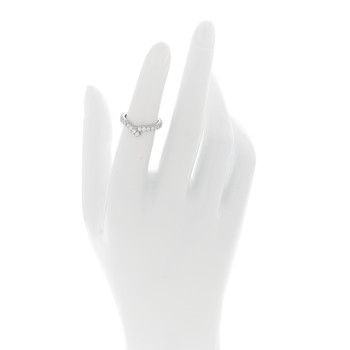 HARRY WINSTON Platinum Diamond Ribbon Wedding Band Ring 47 4.25