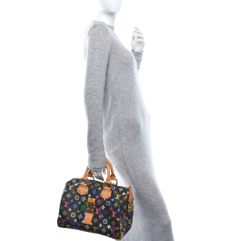 LOUIS VUITTON Monogram Multicolor Speedy 30 Black