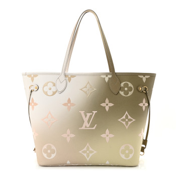LOUIS VUITTON Monogram Giant Spring In The City Neverfull MM Sunset Kaki