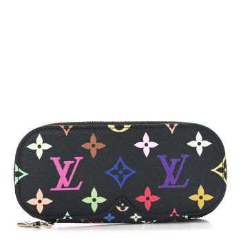 LOUIS VUITTON LV X TM Monogram Multicolor Sunglasses Case Black