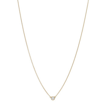 TIFFANY 18K Yellow Gold Diamond .17ct Elsa Peretti Diamonds by the Yard Heart Pendant Necklace