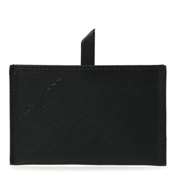 SAINT LAURENT Smooth Calfskin For You Mirror Card Case Black