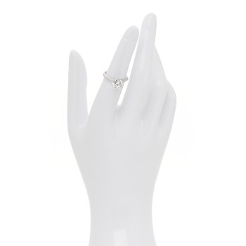 TIFFANY Platinum Diamond 1.62ct Solitaire Engagement Ring 50 5.5