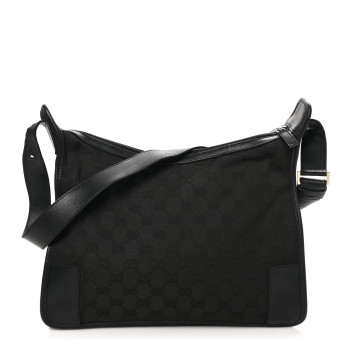 GUCCI Monogram Shoulder Bag Black
