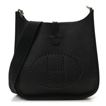 HERMES Ardennes Evelyne GM Black