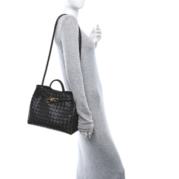 BOTTEGA VENETA Nappa Intrecciato Medium Andiamo Shoulder Bag Fondant