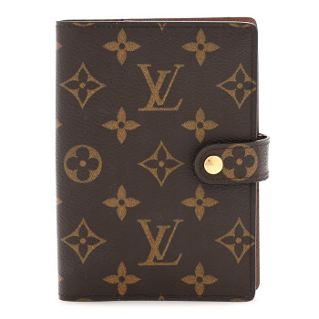 LOUIS VUITTON Monogram Small Ring Agenda Cover