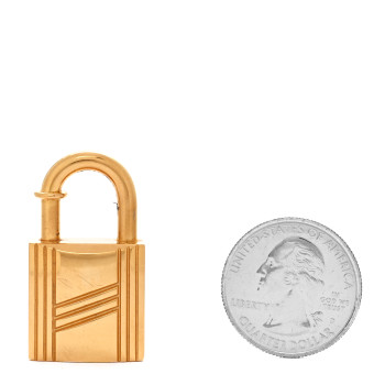 HERMES Gold Plated Cadena Lock