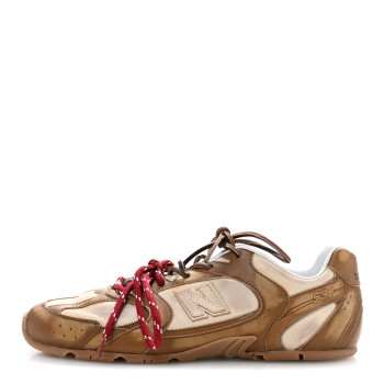 MIU MIU X NEW BALANCE Calfskin 530 SL Sneakers 37.5 Cinnamon