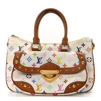 LOUIS VUITTON Monogram Multicolor Rita White