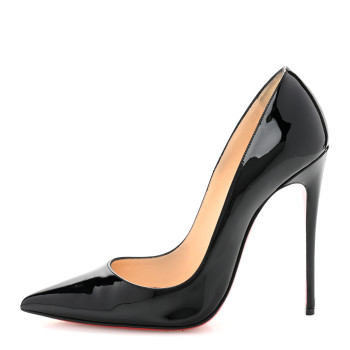 CHRISTIAN LOUBOUTIN Patent So Kate 120 Pumps 37 Black